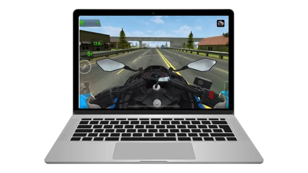 traffic rider for pc with memuplay emulator