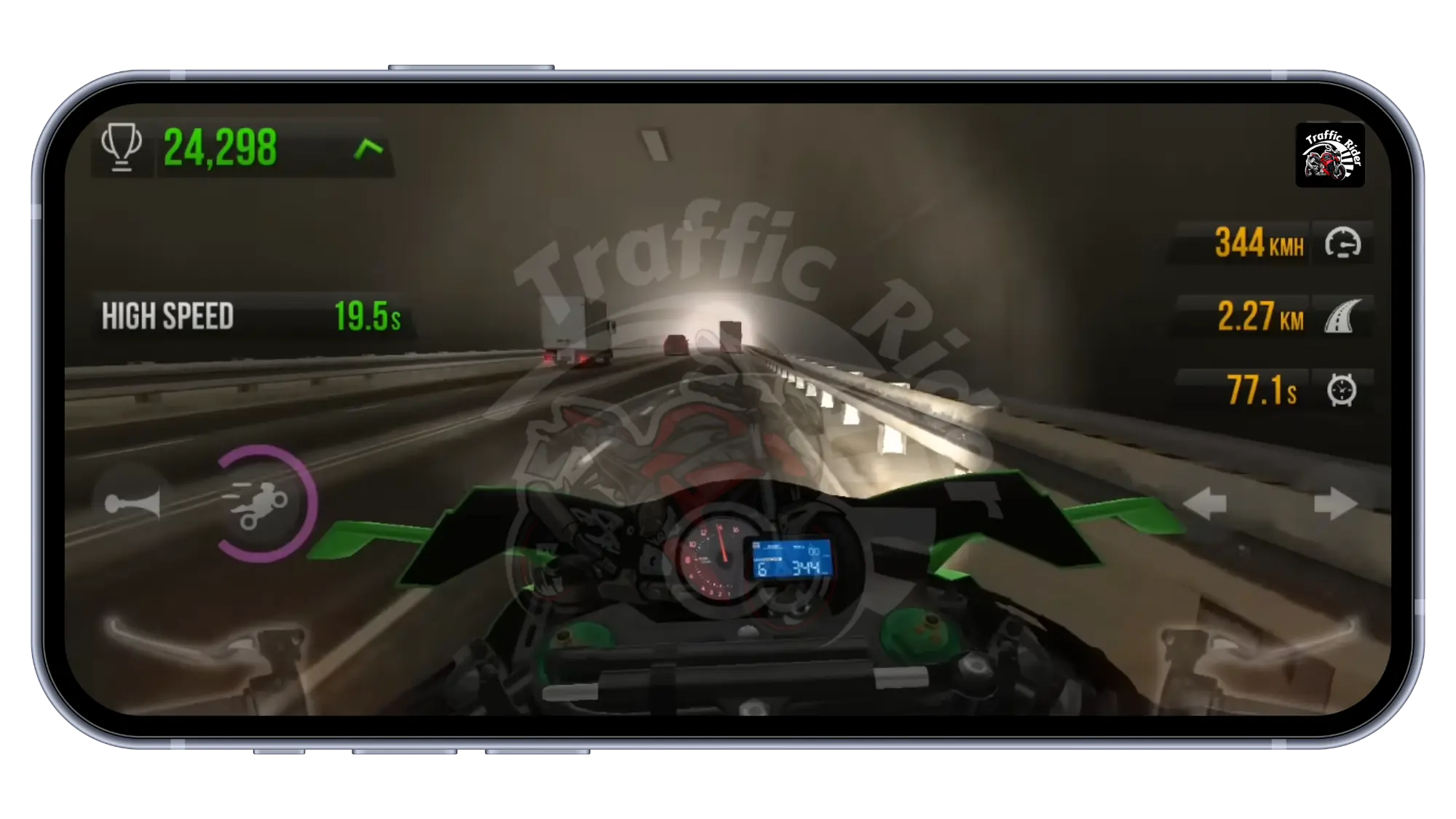 gameplay 3 for traffic rider mod apk