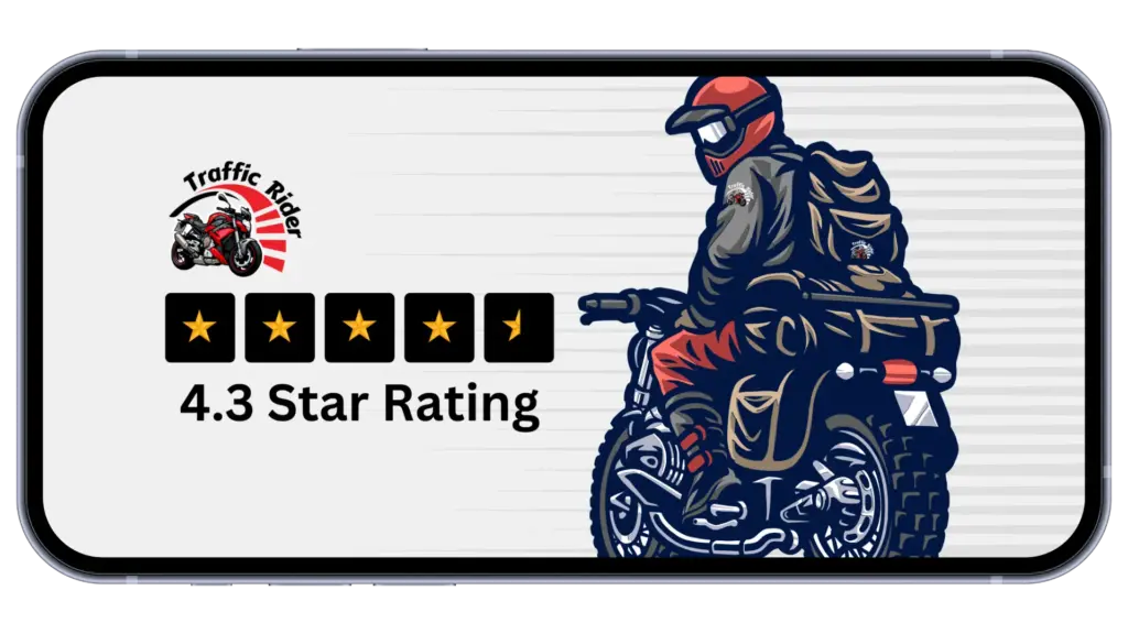 rating and reviews of traffic rider mod apk