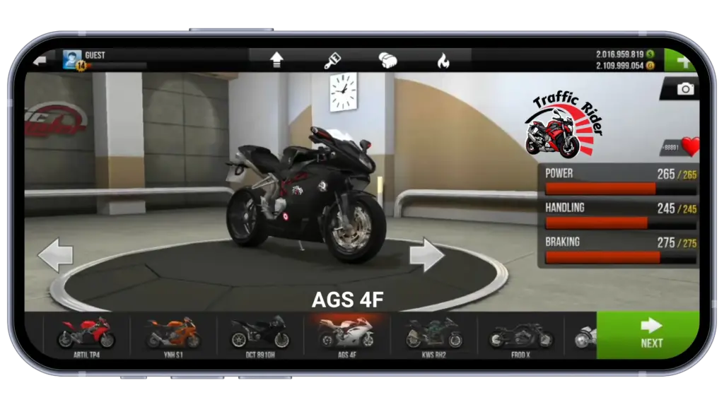 ags 4f racing motorbike traffic rider game