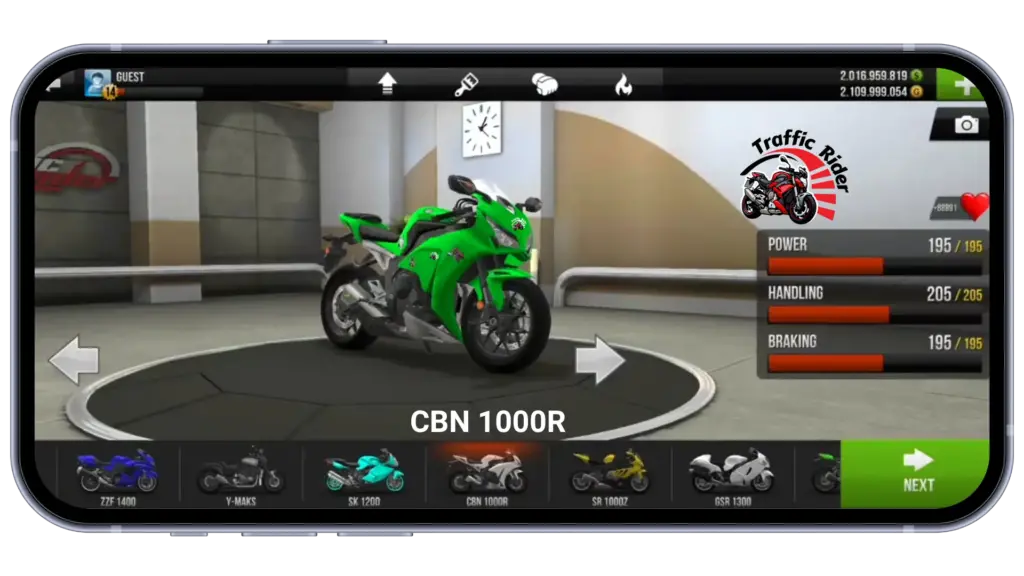 cbn 1000r racing motorbike