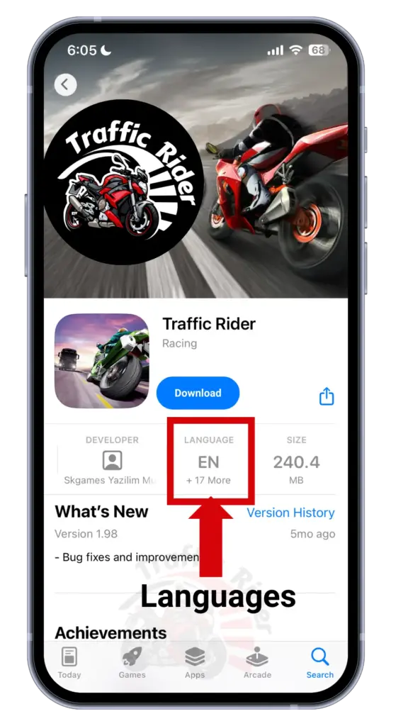 ios download traffic rider