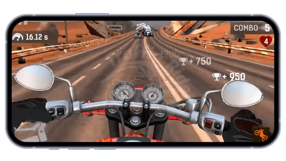 moto rider go highway traffic screenshot 3