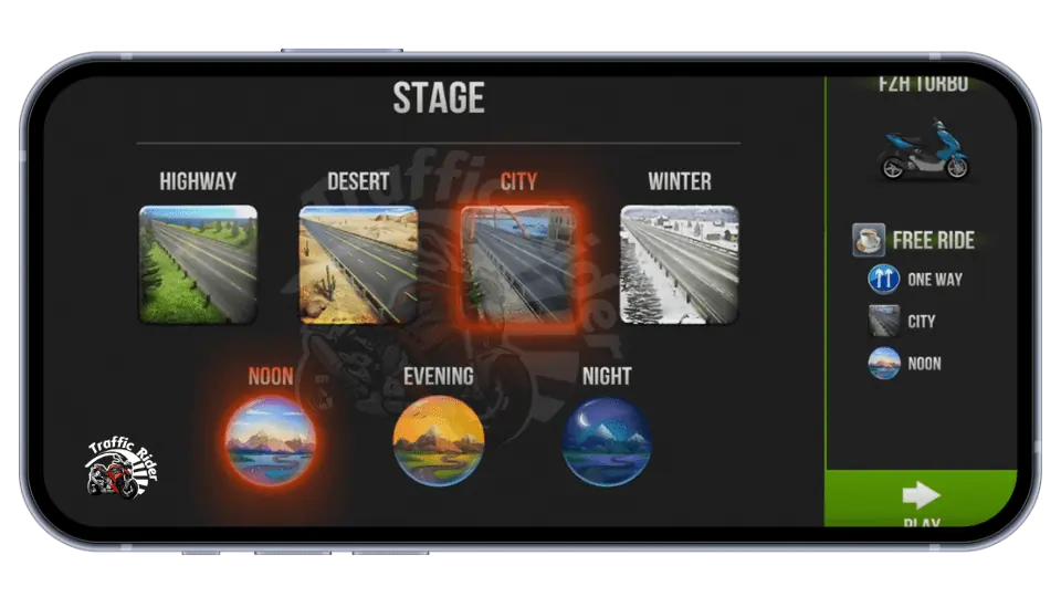 stages in game modes