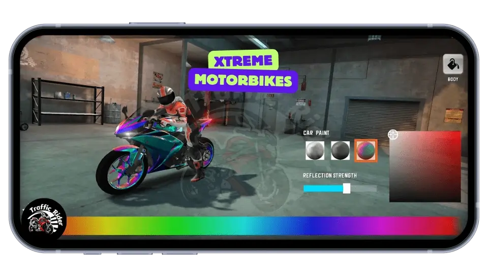 xtreme motorbikes game bike options and cutomization