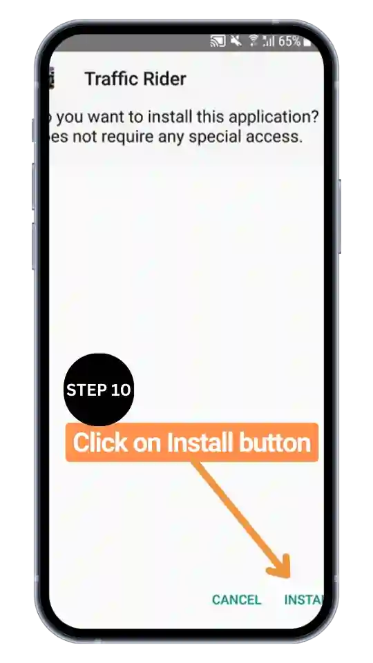 step 10 how to download traffic rider mod apk